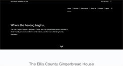 Desktop Screenshot of elliscountygingerbreadhouse.org