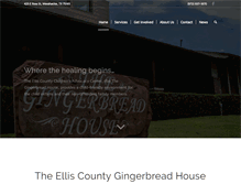 Tablet Screenshot of elliscountygingerbreadhouse.org